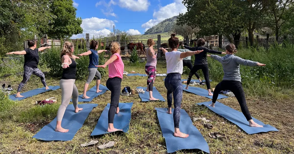 Sikani Horse Trek Sicilia - Yoga a contatto con la natura ed il cavallo